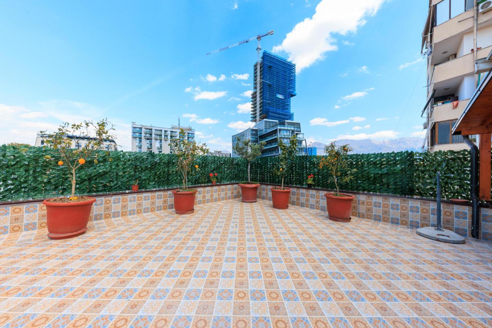 Syncron Centre Skyline Rooftop Tirana Apartments 外观 照片